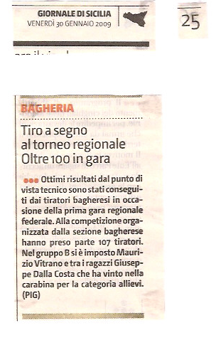 Ritaglio stampa: Articolo gds 30 gennaio 2009